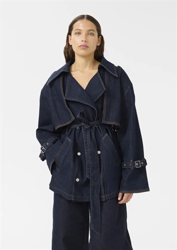 Gestuz, Summer Trenchcoat, Unwashed Denim